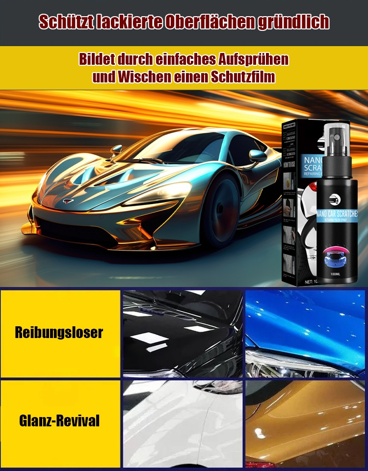 【🔥🔥🔥Beliebte Produkte empfohlen】Autolack Kratzer Reparatur & Polierspray