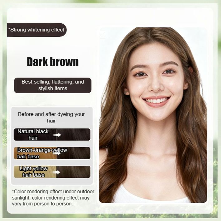 【Buy One Get One Free】Crystal Plant Extract Essential Oil Hair Dye