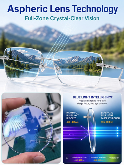 [Original Design] Smart Light-Sensitive Color-Changing Reading Glasses