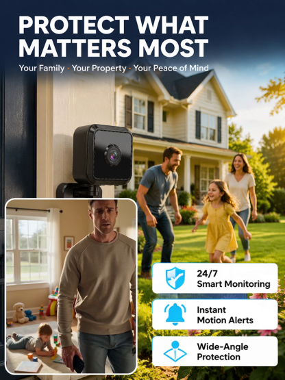 [Remote Voice Alerts for Visitors] Cube Smart CCTV Camera