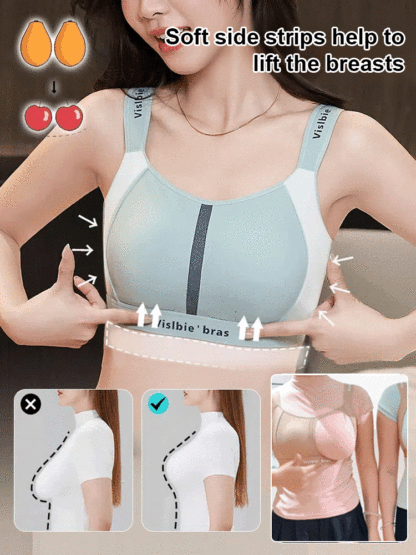 [For Large Busts] Slimming and Shock-Absorbing Lightweight Sports Bra