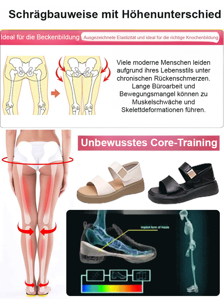 Minimalistische modische römische Sandalen