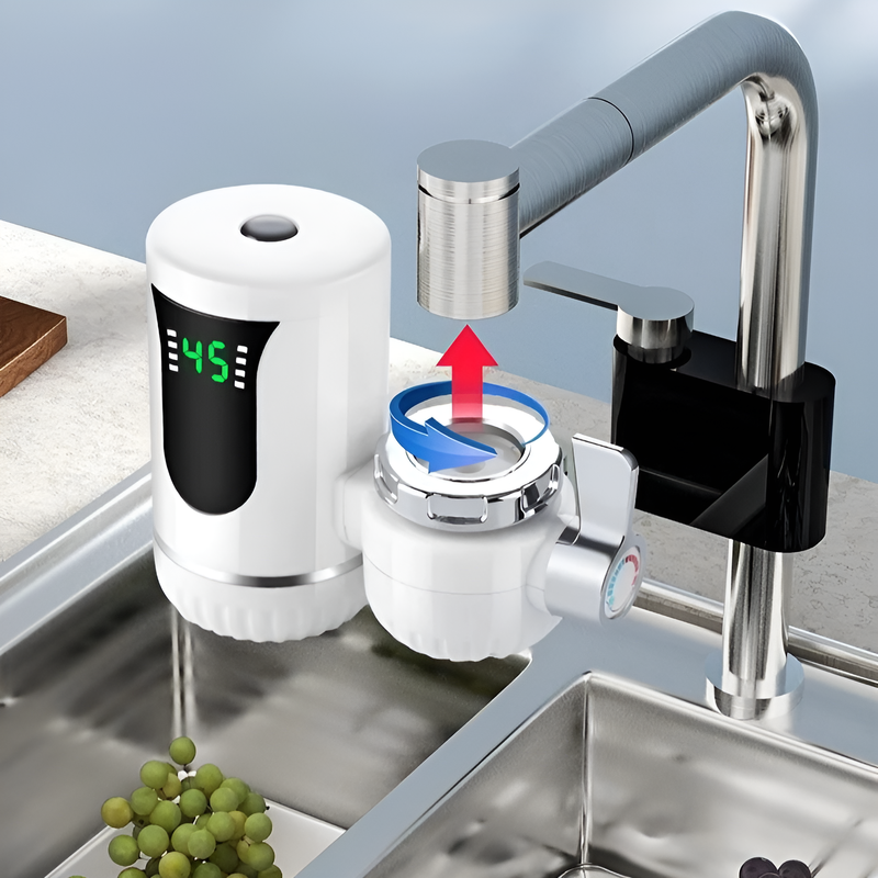 Nowoczesny kran bez podgrzewania