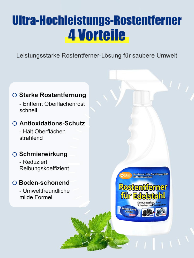 [Schnelle Rostentfernung] Leistungsstarker Stahlrostentferner