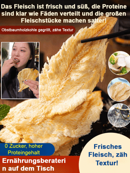 Zerreißbare, verzehrfertige Dorschfilets