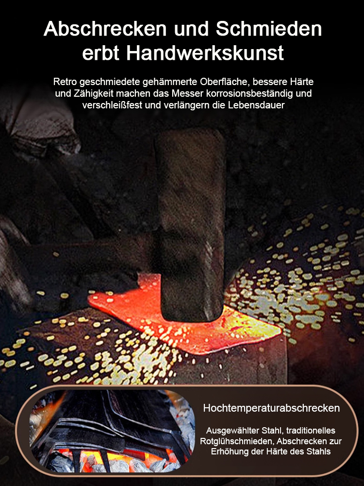 Hochwertige, handgeschmiedete Haushalts-Ausbeinmesser von Spitzenköchen.