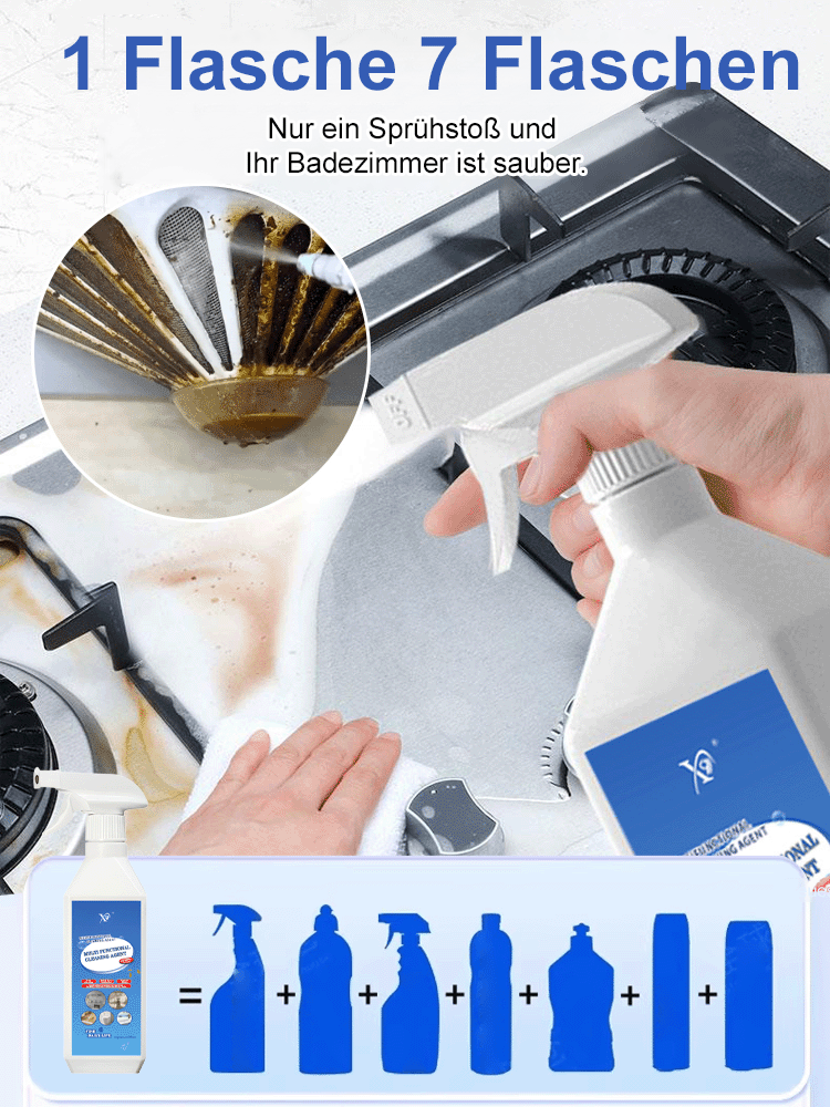 [Ganzes Haus, keine tödlichen Flecken] Multi-Action-Reiniger