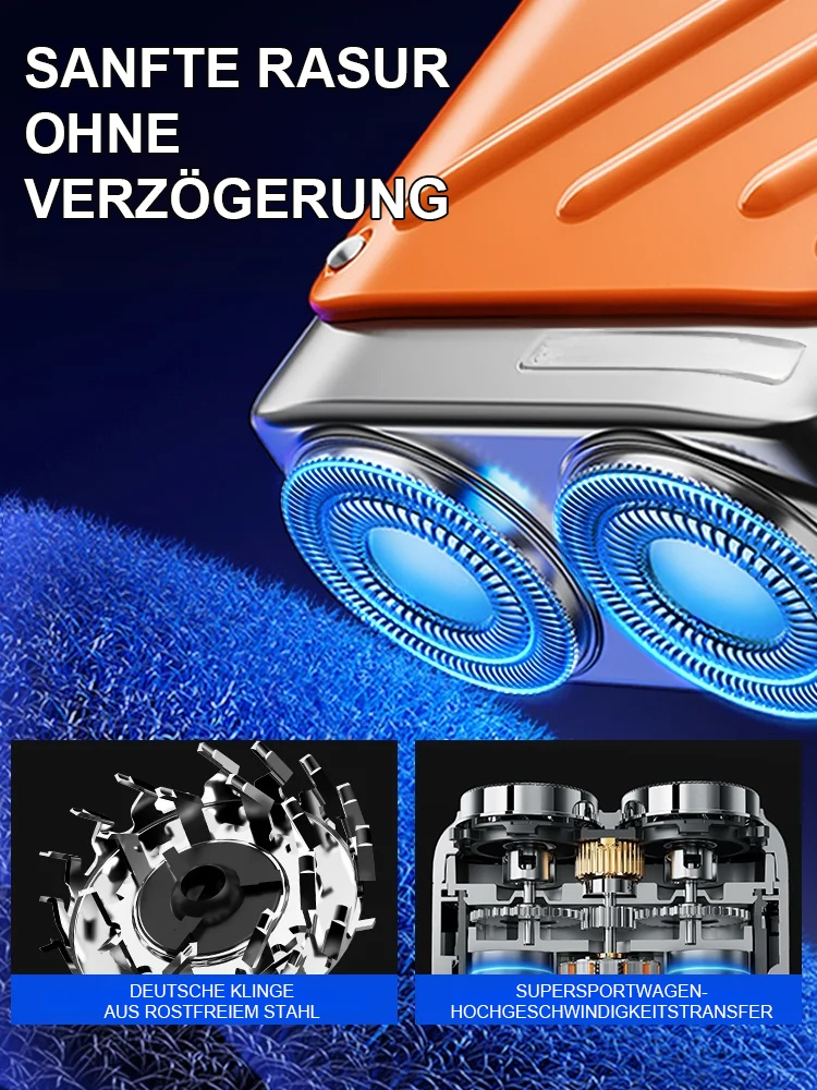 Rotations-Doppelring-Elektrorasierer