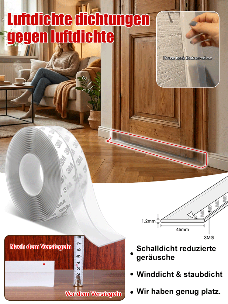 Winddichter Dichtungsstreifen