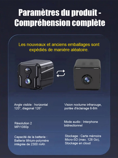 【Produits populaires recommandés】 Caméra de surveillance intelligente 4G