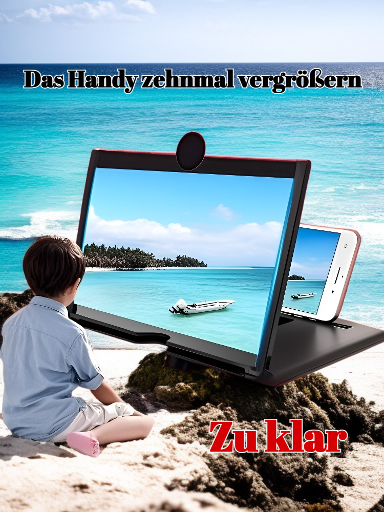 Ausziehbarer HD-Handybildschirm-Verstärker