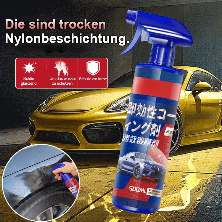 Schnell wirkendes Beschichtungsmittel für die Automobilindustrie Nanokristall-Beschichtung flüssig