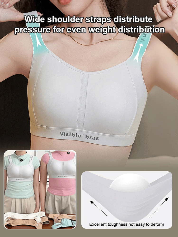 [For Large Busts] Slimming and Shock-Absorbing Lightweight Sports Bra