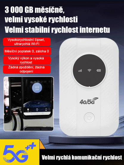 【Internet zdarma v kapse】5G router