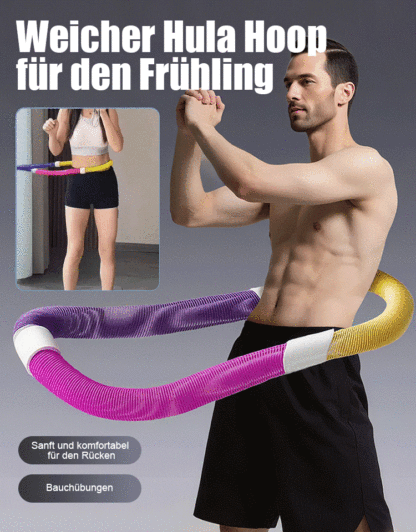 【Einfach abnehmen】Weicher Hula-Hoop-Reifen als Abnehm-Wunderwaffe