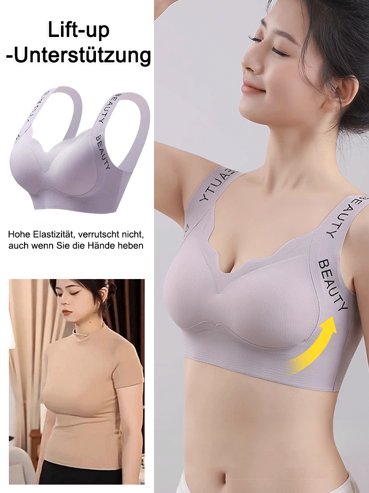 Bügeloser BH mit Trägern