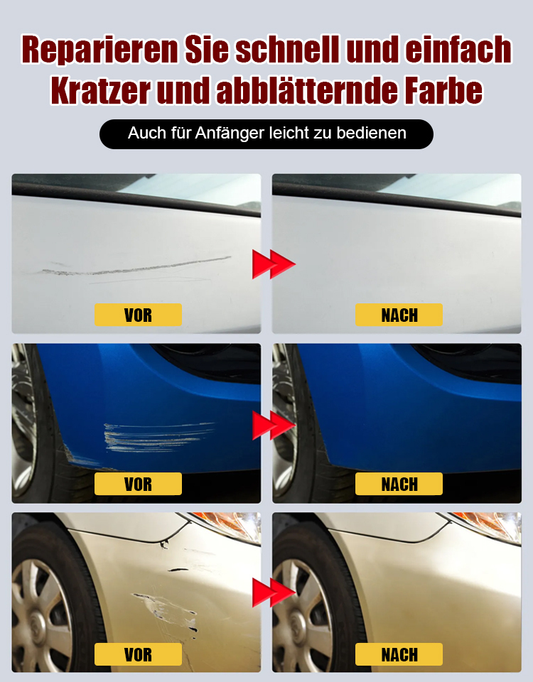 【🔥🔥🔥Beliebte Produkte empfohlen】Autolack Kratzer Reparatur & Polierspray