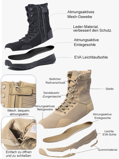 【Ultraleicht/Langlebig/Atmungsaktiv】Outdoor-Wanderstiefel für Herren