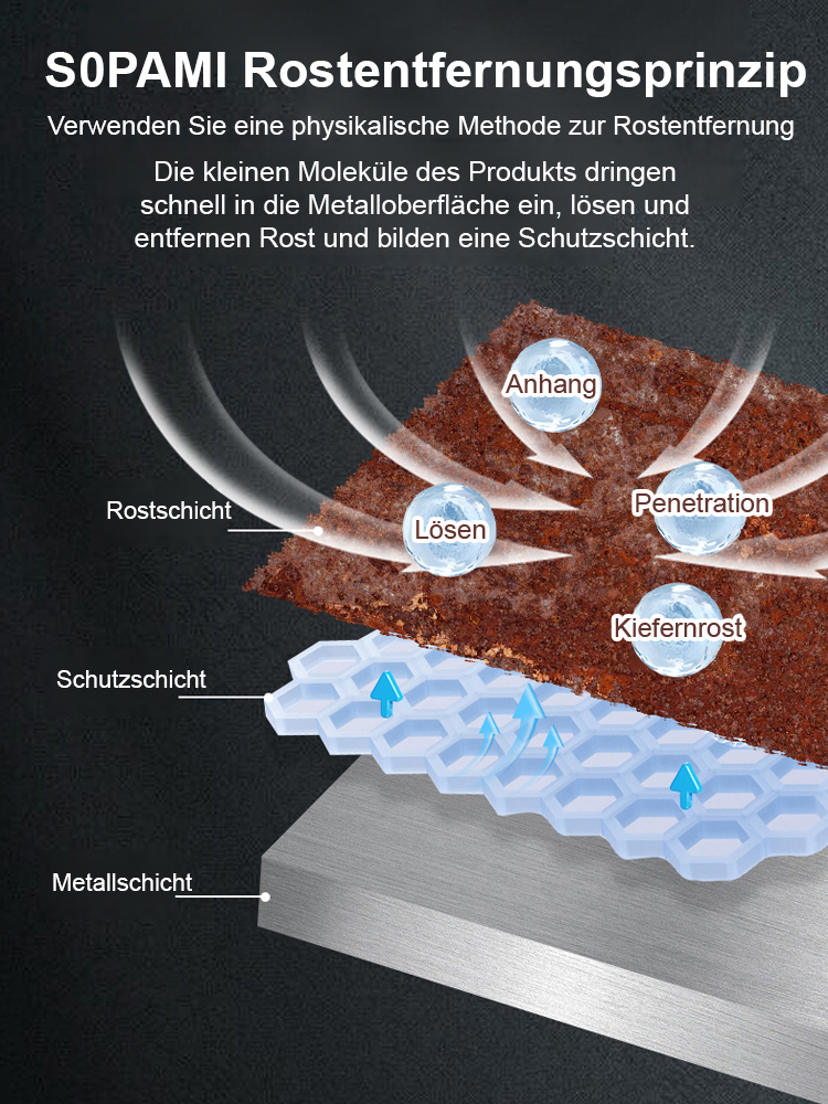 Rayhong Rostschutz-Reinigungs- und Pflege-Entroster.