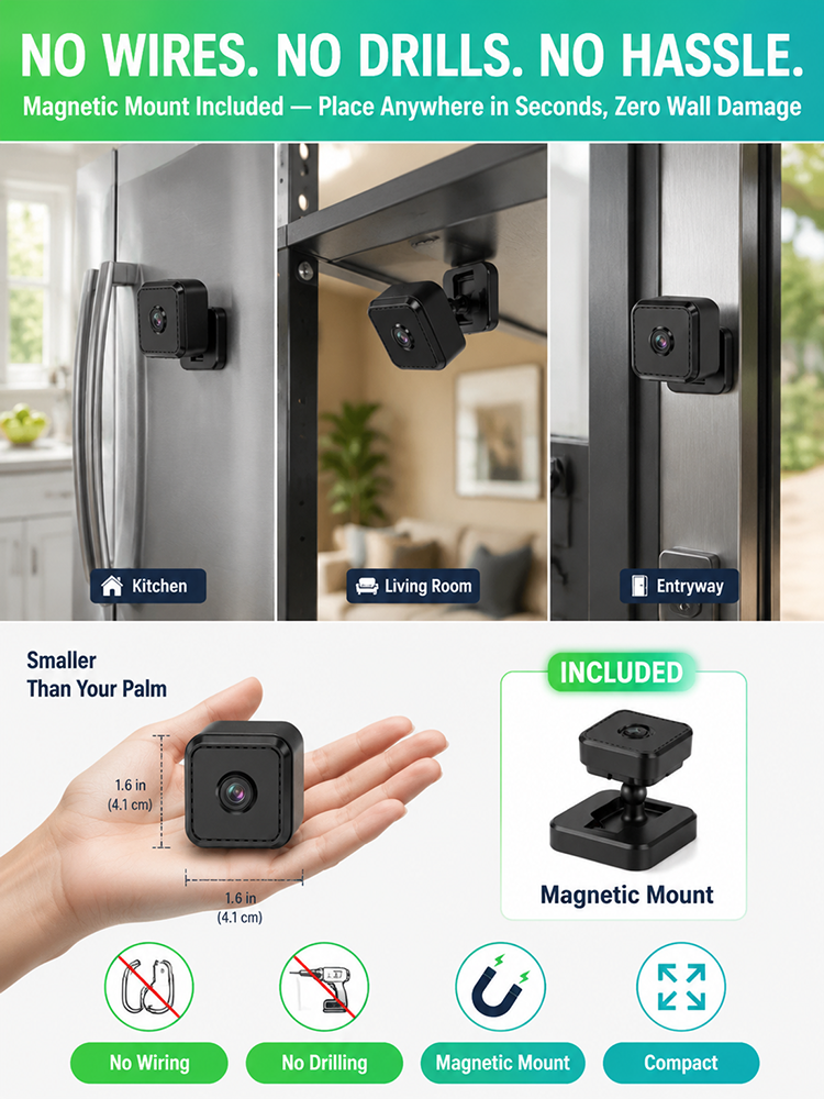 [Remote Voice Alerts for Visitors] Cube Smart CCTV Camera