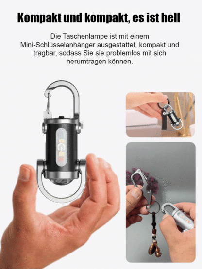 【🔥🔥🔥Neu auf dem Markt】Schlüsselanhänger-Taschenlampe