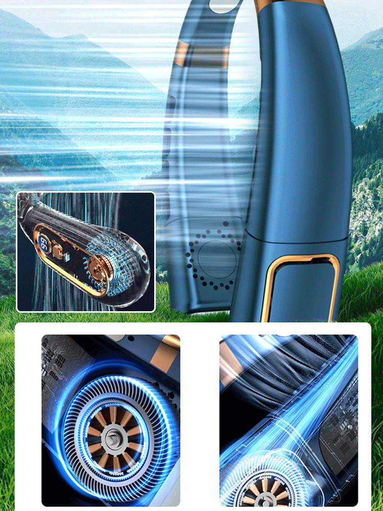 【🔥🔥🔥Beliebte Produkte empfohlen】Tragbarer Nackenventilator