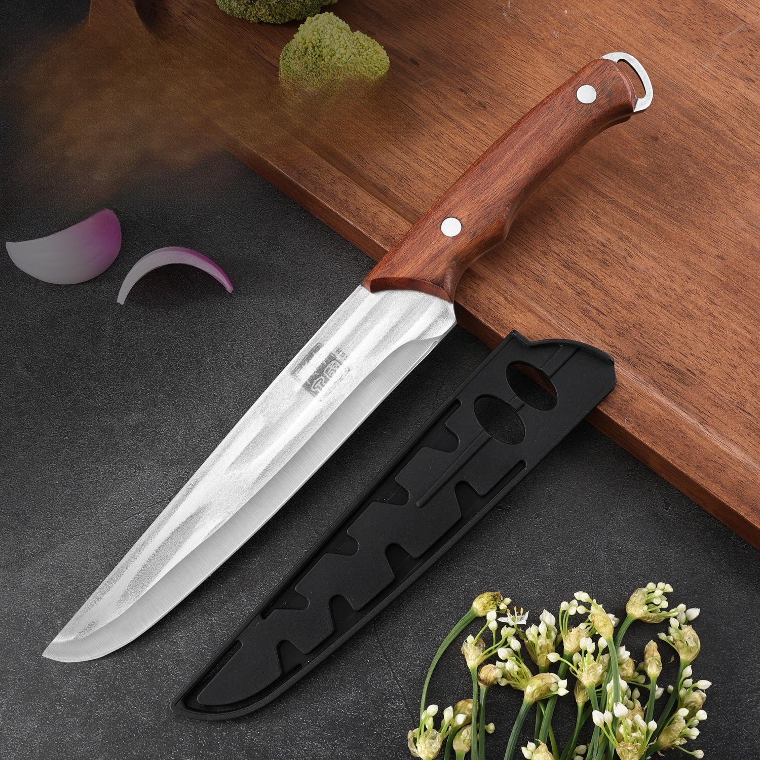 Hochwertige, handgeschmiedete Haushalts-Ausbeinmesser von Spitzenköchen.