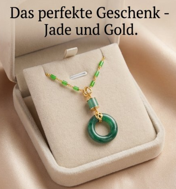 【Die energetische Jade-Halskette】Aktivieren Sie Ihr Charisma in 3 Sekunden. Limitiert auf 188 Stück