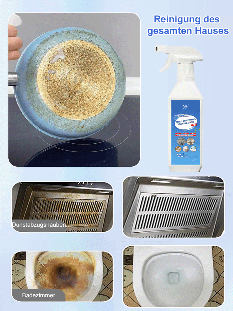 [Ganzes Haus, keine tödlichen Flecken] Multi-Action-Reiniger