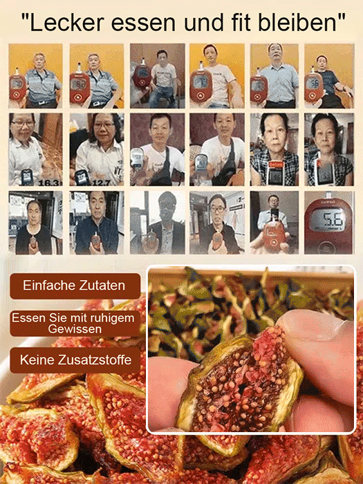 【Frische Früchte, direkt geschnitten】Zuckerfreie, getrocknete Feigen