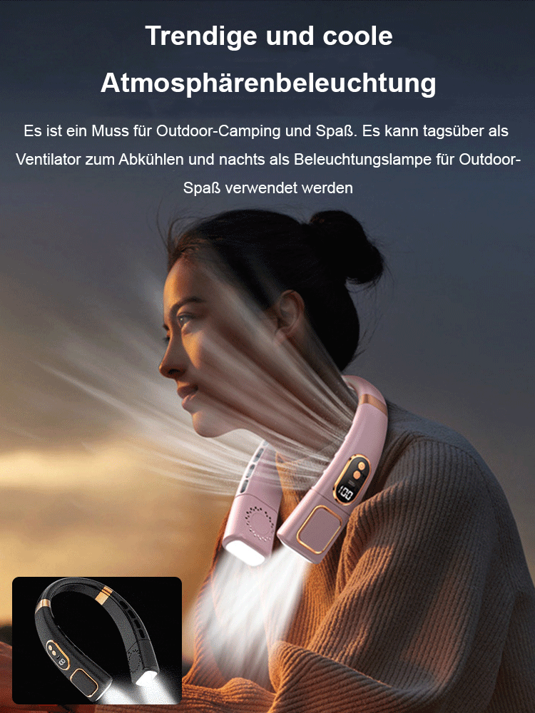 【🔥🔥🔥Beliebte Produkte empfohlen】Tragbarer Nackenventilator