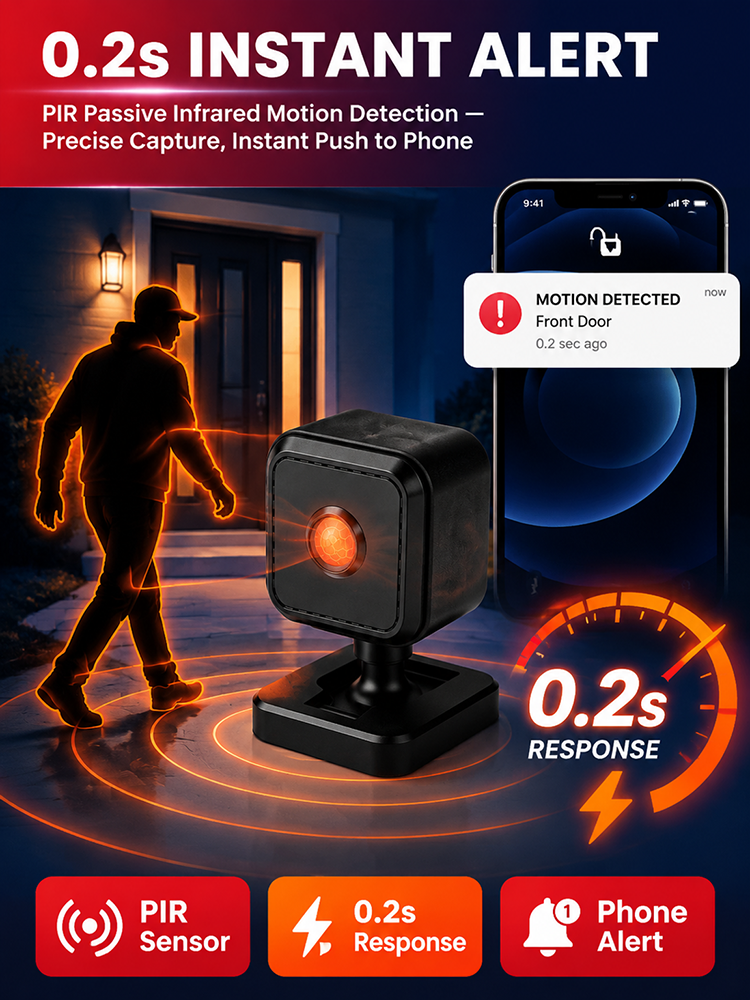 [Remote Voice Alerts for Visitors] Cube Smart CCTV Camera