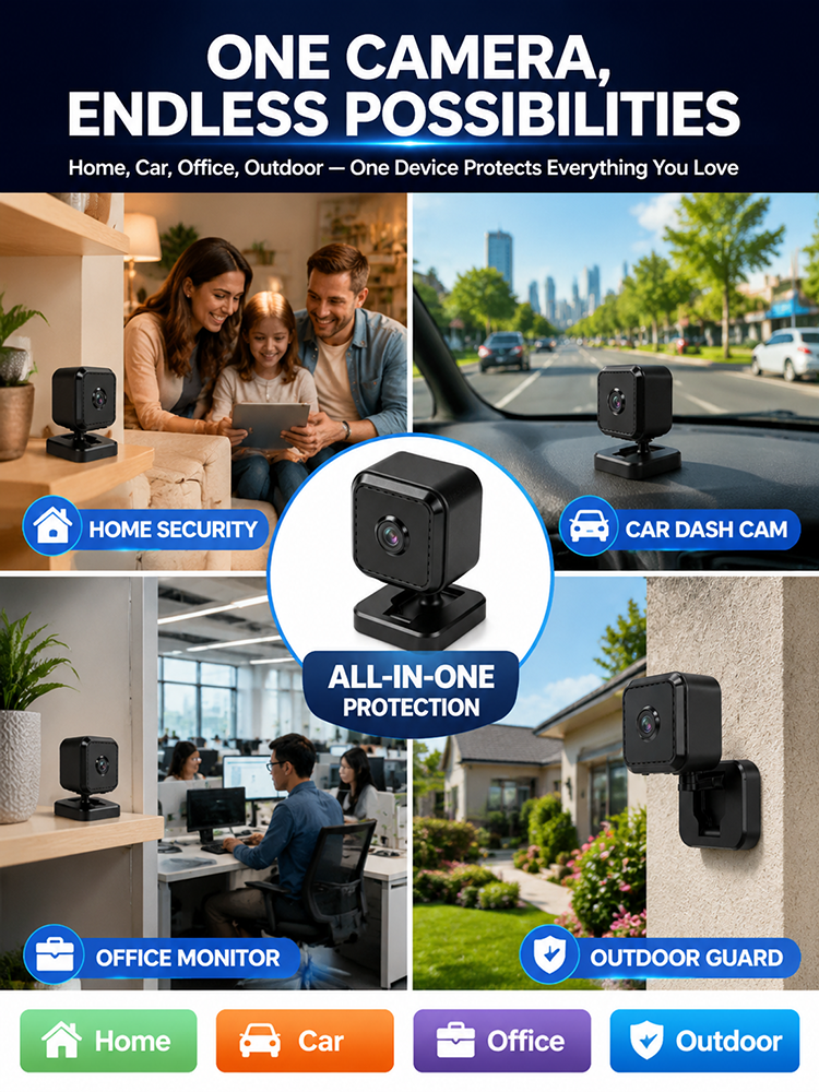 [Remote Voice Alerts for Visitors] Cube Smart CCTV Camera