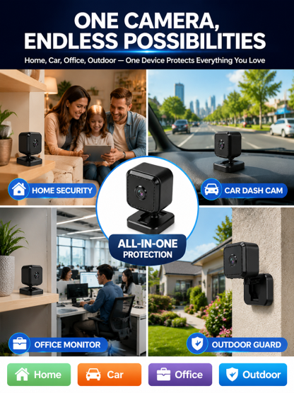 [Remote Voice Alerts for Visitors] Cube Smart CCTV Camera
