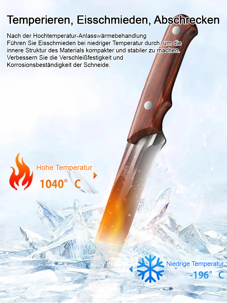 Hochwertige, handgeschmiedete Haushalts-Ausbeinmesser von Spitzenköchen.