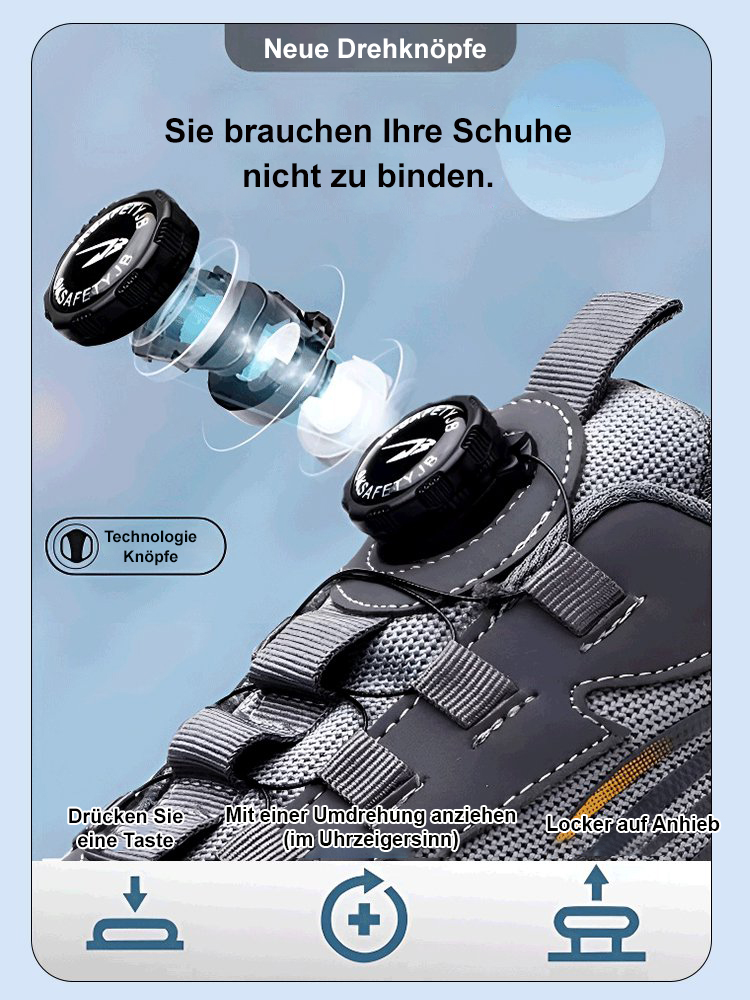Knauf Anti-Smash und Anti-Punktur Arbeit Versicherung Schuhe