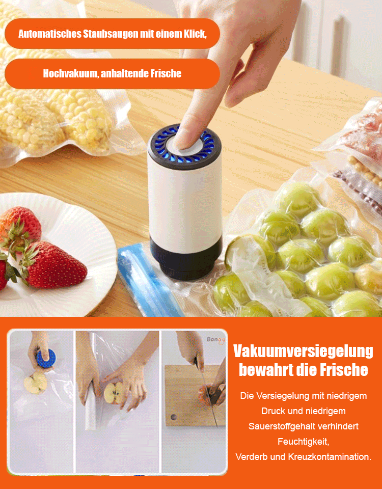 Handgehaltene Vakuummaschine