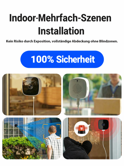 Fernüberwachungskamera für den Hausgebrauch ohne Bohrungen