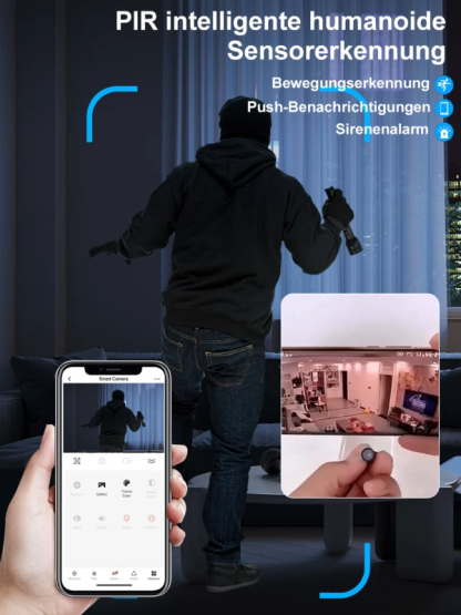 Intelligente drahtlose HD-Miniaturkamera