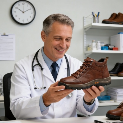 Fiippy® Premium usnjeni ortopedski čevlji | Ergonomsko oblikovani za lajšanje bolečin v hrbtu, nogah in stopalih ter zagotavljajo izjemno udobje (ročno izdelani).