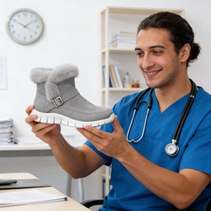 Fiippy® - Ergonomski zimski ortopedski čevlji za lajšanje bolečin v stopalih, kolenih in hrbtu - Ženski