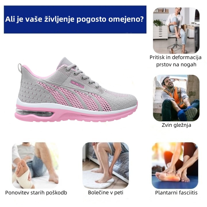 Fiippy® medicinski ortopedski čevlji - ergonomsko zasnovani za lajšanje bolečin v hrbtu, nogah in sklepih.