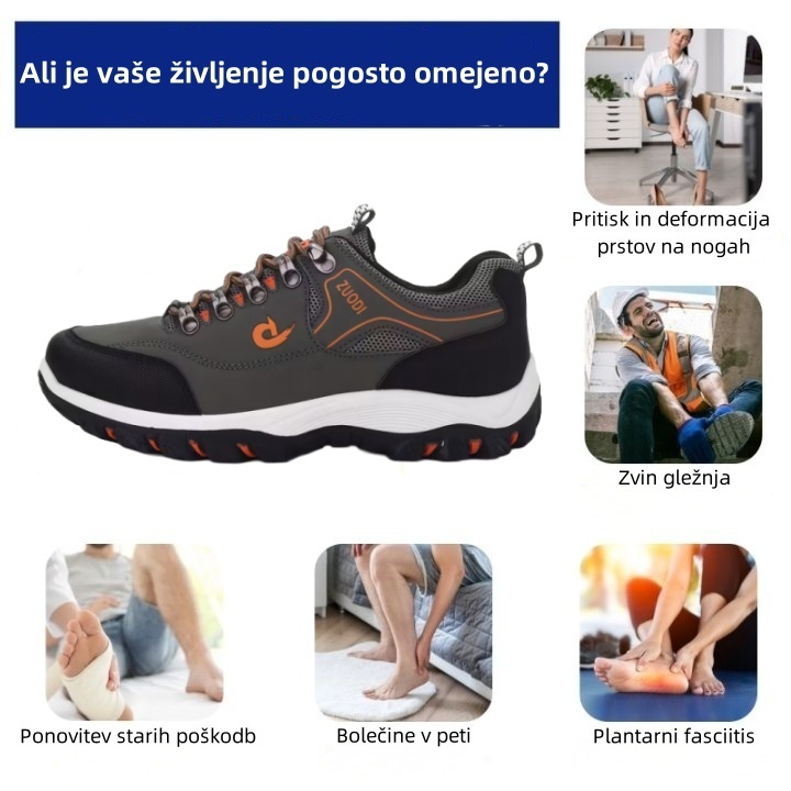 Ortopedski čevlji Fiippy® – ergonomsko oblikovani za bolečine v hrbtu, stopalih in sklepih – unisex
