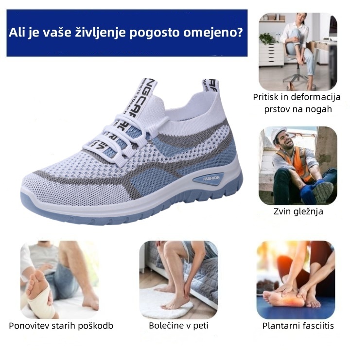 Ženski ortopedski čevlji Fiippy® | Ergonomsko oblikovani za lajšanje bolečin v hrbtu, sklepih in stopalih ter zagotavljajo izjemno udobje (ultra lahki).