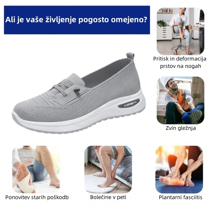 Ženski ortopedski čevlji Suuperre® | Ergonomsko oblikovani za lajšanje bolečin v hrbtu, sklepih in stopalih ter zagotavljajo vrhunsko udobje.