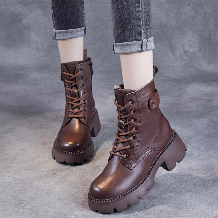 [🎁Halloween Special - danes 50% popust] Ergonomsko oblikovani ženski usnjeni škornji - preprečite večino bolezni stopal 👞Izbran material iz kravjega usnja