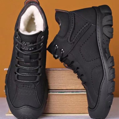 [🎁Danes po polovični ceni - ne zamudite] Ergonomsko oblikovani ortopedski čevlji - visokokakovostno usnje + topel kašmir 👞Ročno šivani moški usnjeni čevlji