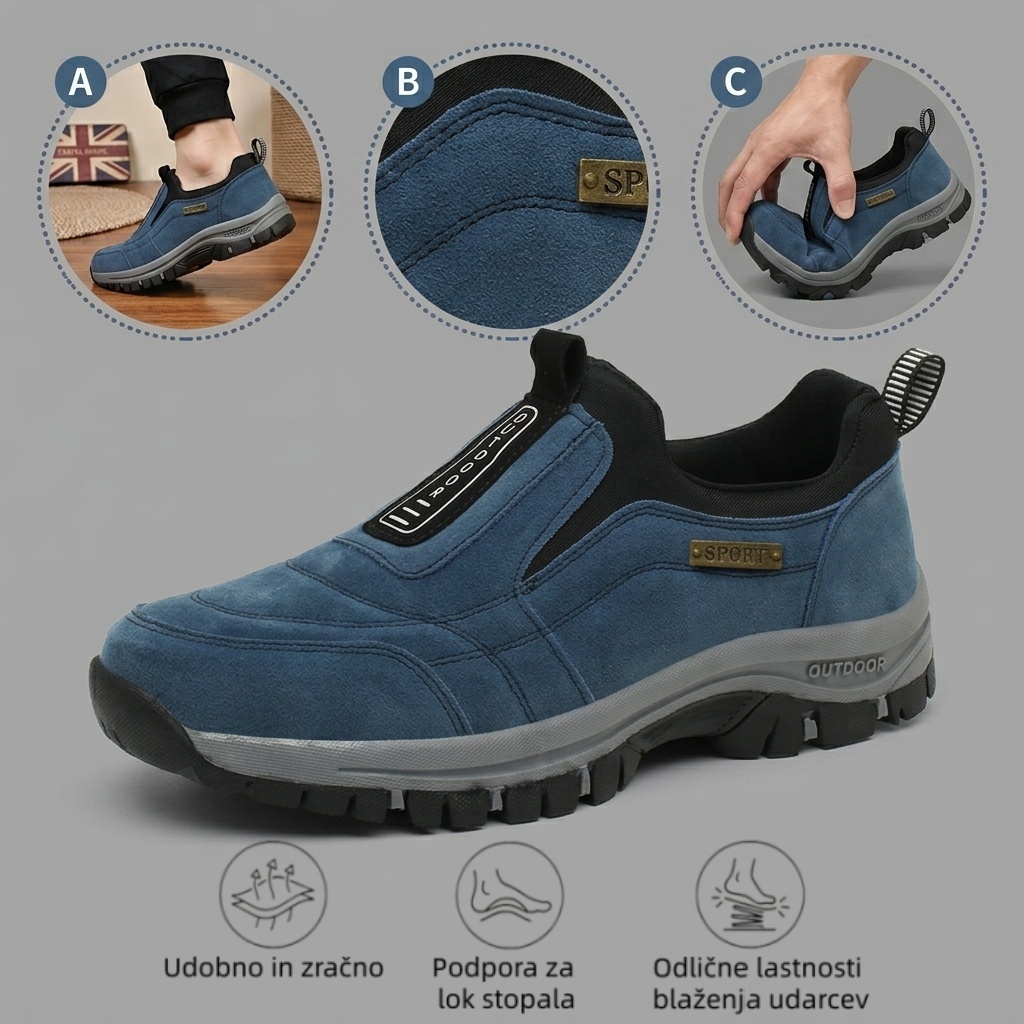 🔥 Danes za polovično ceno! Ne zamudite! ⏰ Ergonomsko oblikovani ortopedski čevlji - zagotavljajo naravno oporo stopalnega loka 👞 Z lahkoto lajšajo bolečine v stopalih