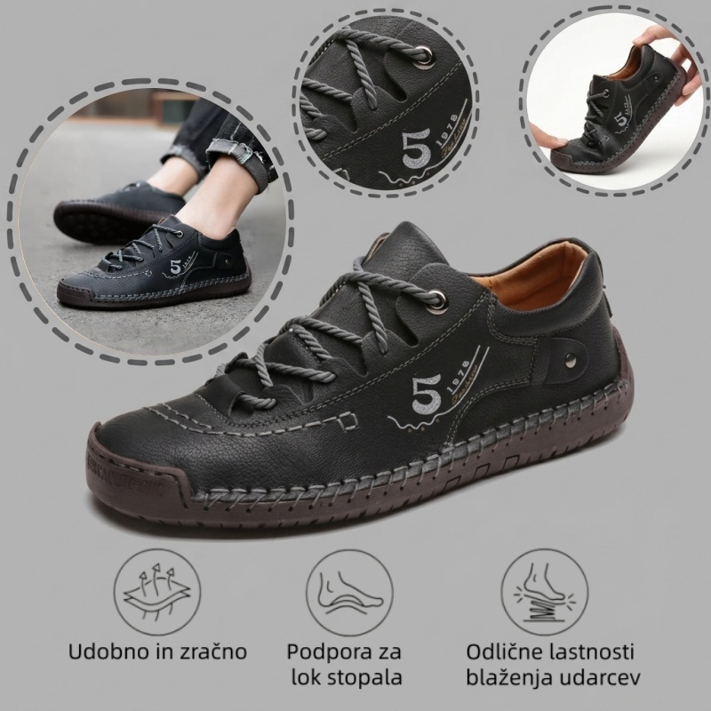 🔥 Danes za polovično ceno! Ne zamudite! ⏰ Ergonomsko oblikovani ortopedski čevlji - zagotavljajo naravno oporo stopalnega loka 👞 Z lahkoto lajšajo bolečine v stopalih
