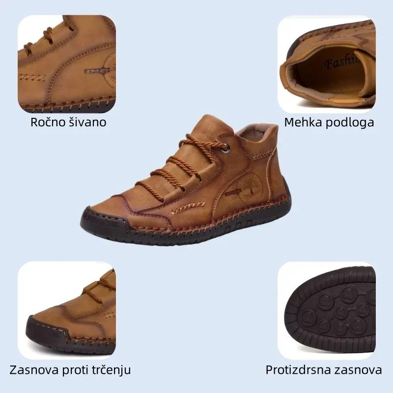 【🔥50 % popust danes - ne zamudite】ergonomsko oblikovani ortopedski čevlji - visokokakovostno usnje + ročno šivani👞